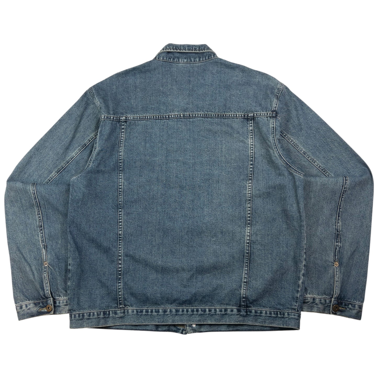 Vintage Burberry Button Up Denim Jacket Size XL