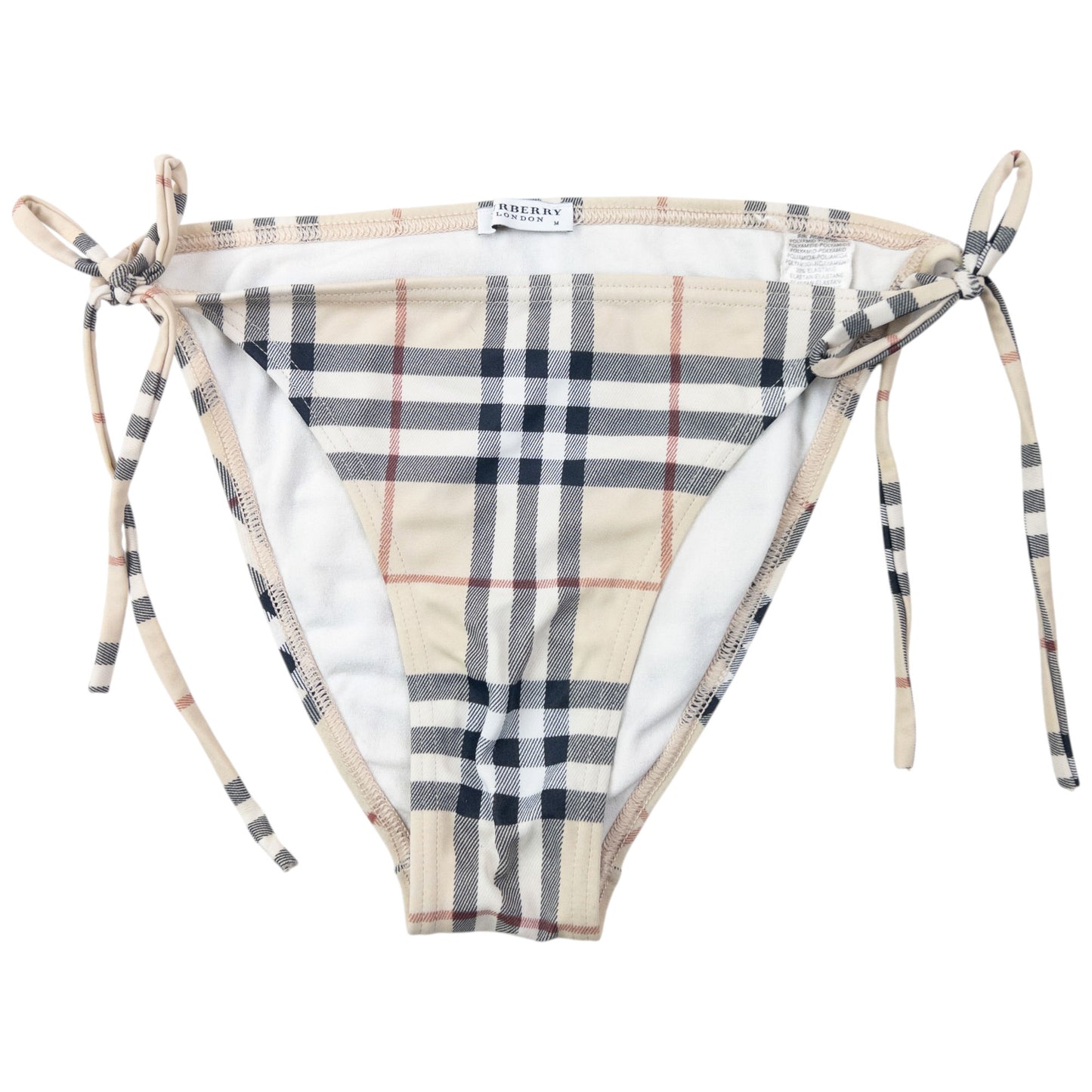 Vintage 2000s Burberry Nova Check Bikini Set Womens Size M
