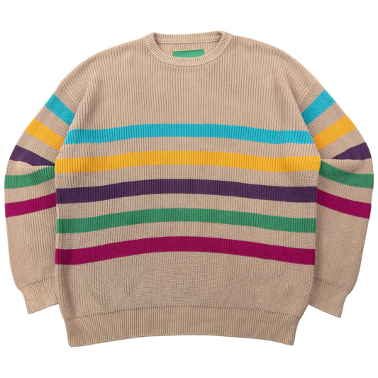 Emporio Armani Striped Knit Jumper Size L