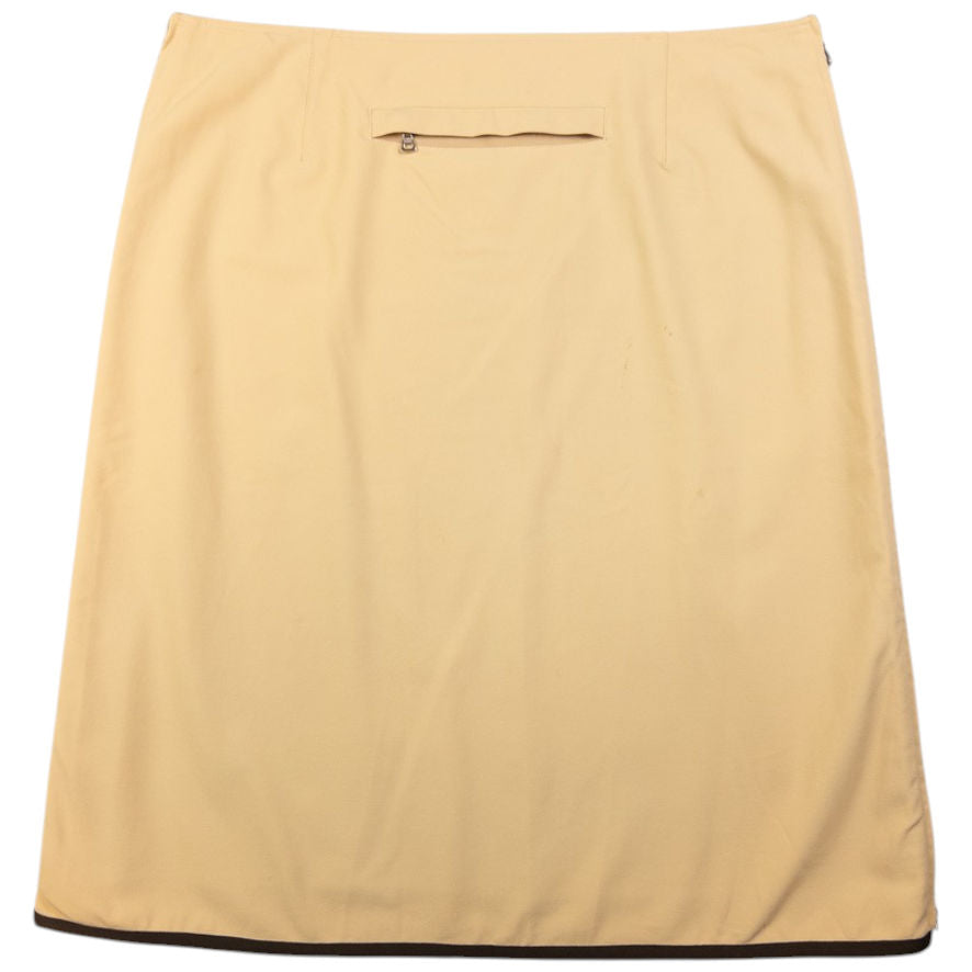 スカート Prada Sport Silk Skirt Prada Ivory silk skirt | TheDoubleF