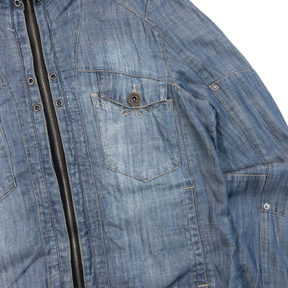 Vintage 2000s PPFM Lightweight Denim Jacket Size S