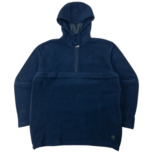 Vintage Hugo Boss Q Zip Fleece Hoodie Size M