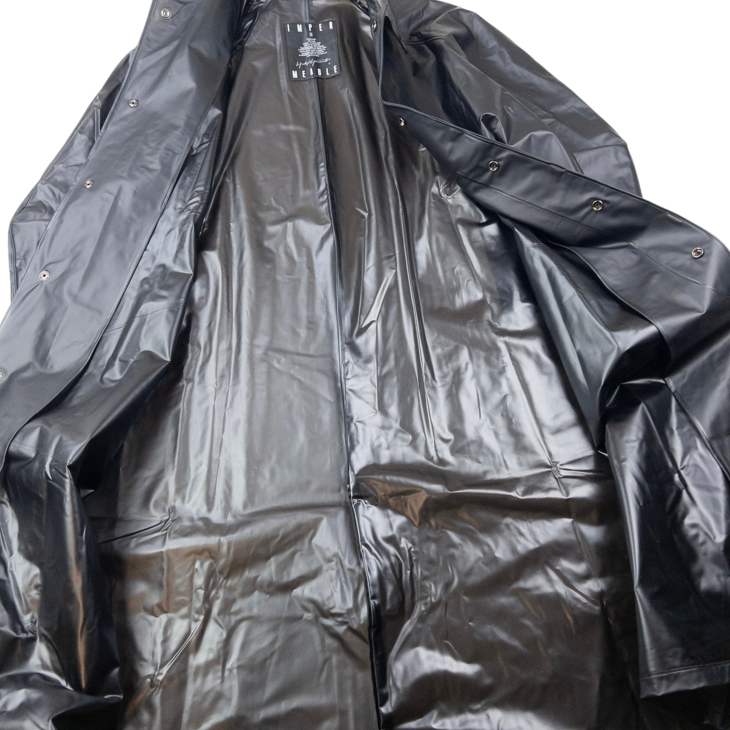 Vintage 90s Yohji Yamamoto Impermeable Transluscent Rain Jacket Size XL