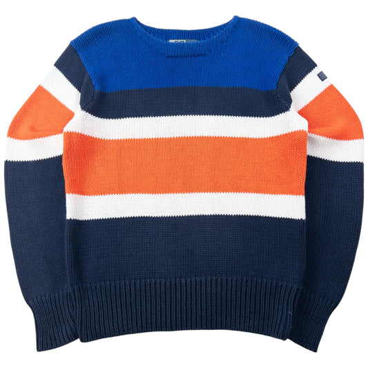 Vintage 2000s Polo Ralph Lauren Striped Knit Jumper SIze S