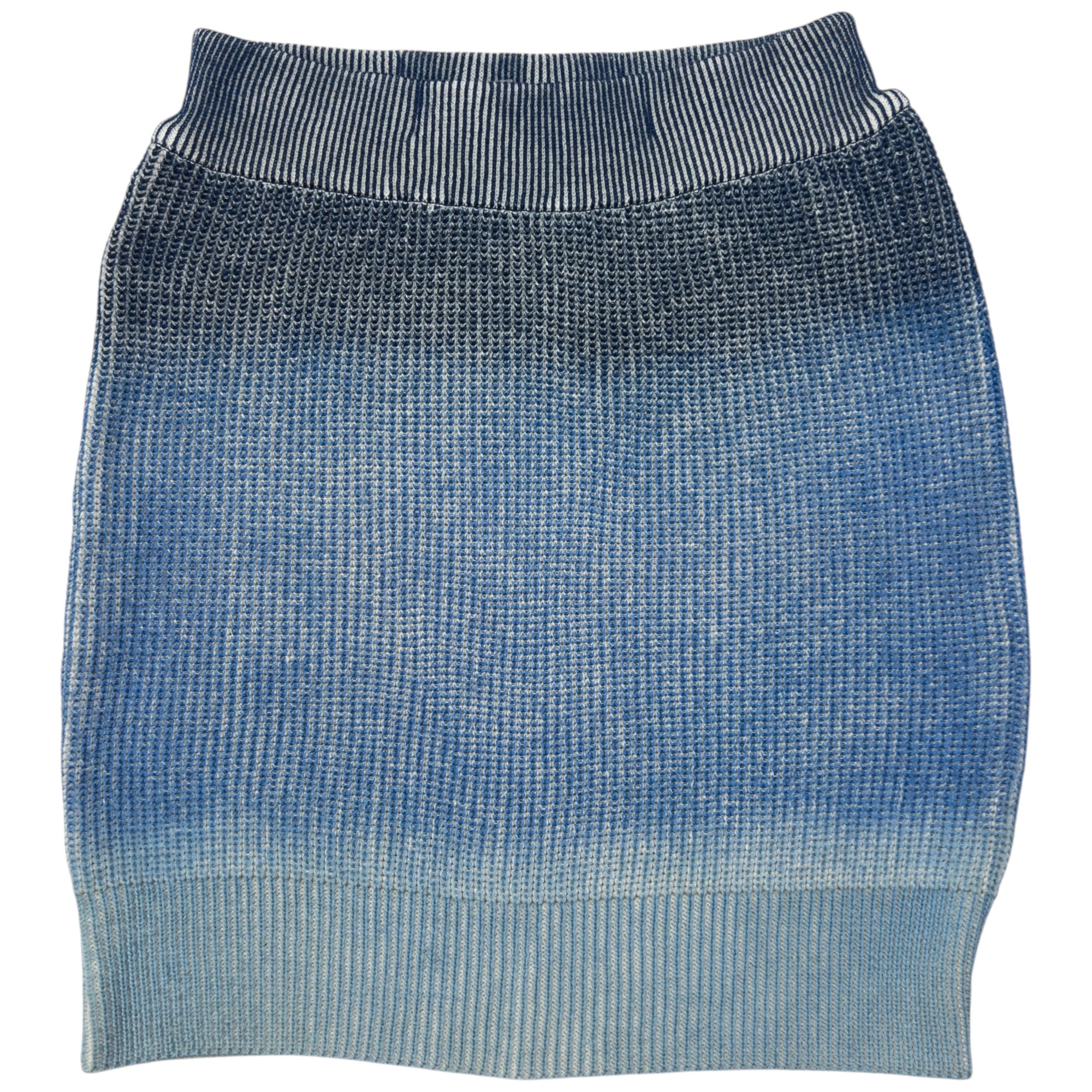 Vintage 80s Issey Miyake Gradient Knit Top & Skirt Set Womens Size M