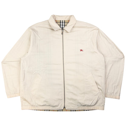 Vintage Burberry Nova Check Reversible Zip Up Jacket Size L
