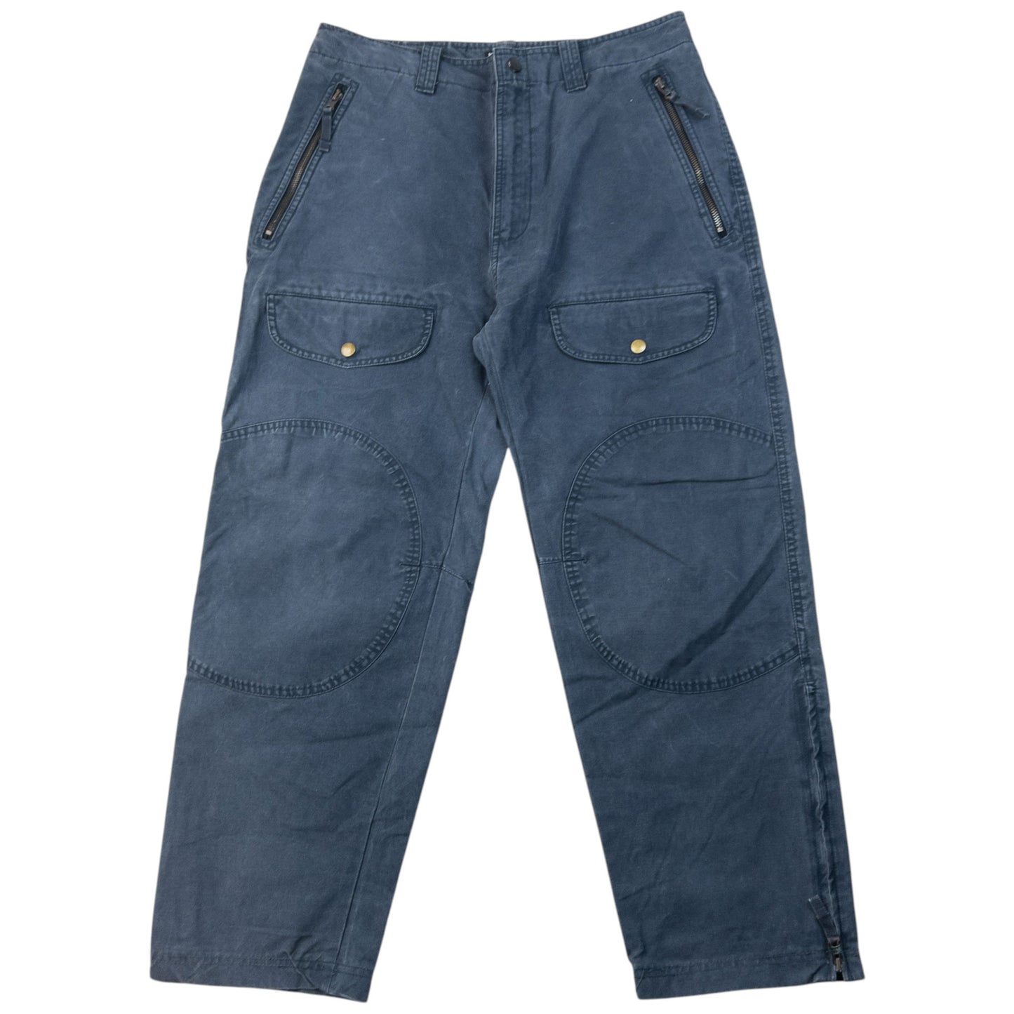 Vintage 2000s Ralph Lauren Polo Jeans Zip Cuff Trousers Size W31