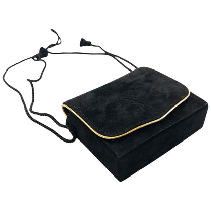 Vintage 90s YSL Yves Saint Laurent Suede Mini Crossbody Bag