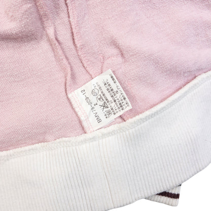 Vintage 2000s Burberry Black Label Zip Up Sweatshirt in pink, photo 7