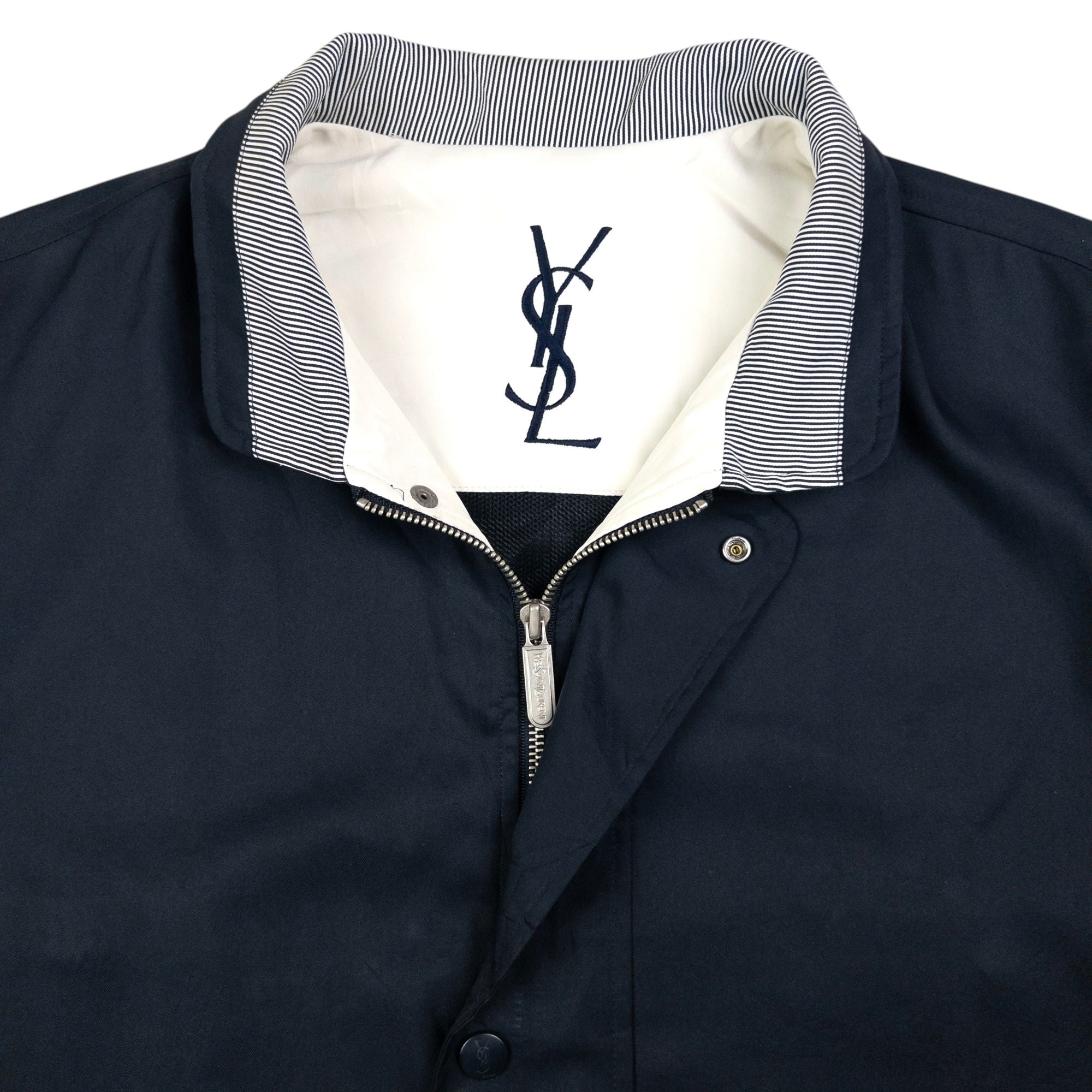 Vintage YSL Yves Saint Laurent Zip Up Jacket Size M