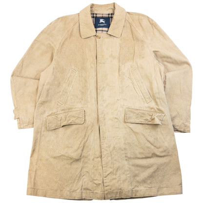 Vintage 2000s Burberry Button Up Trench Jacket Size XL