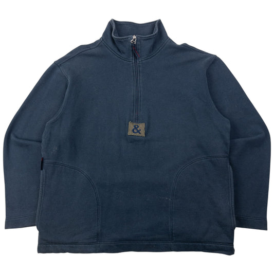 Vintage 2000s Dolce & Gabbana Q Zip Sweatshirt Size L