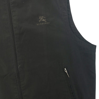 Vintage 2000s Burberry Zip Up Gilet Size XL