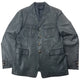 Vintage 90s Yohji Yamamoto A.A.R Button Up Leather Jacket Size M