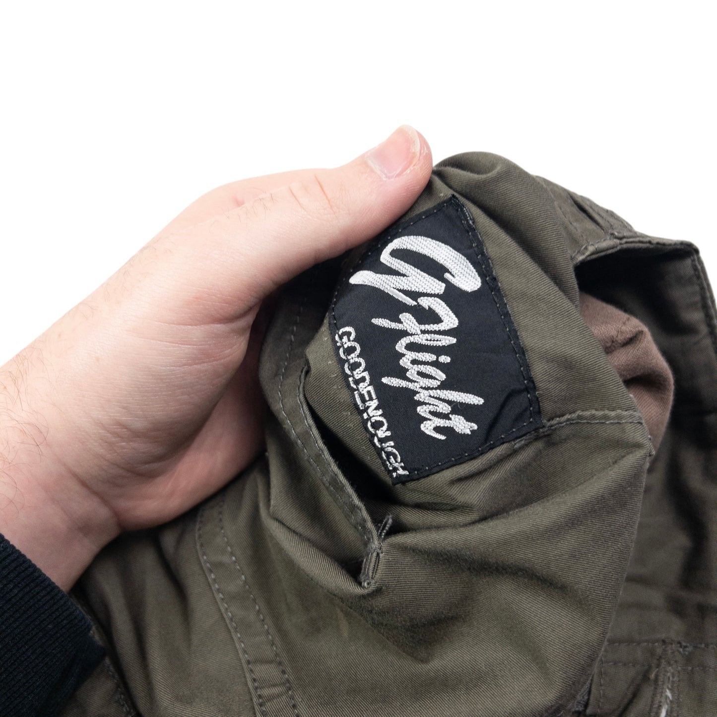 Vintage Good Enough Multi Zip Cargo Trousers Size W31