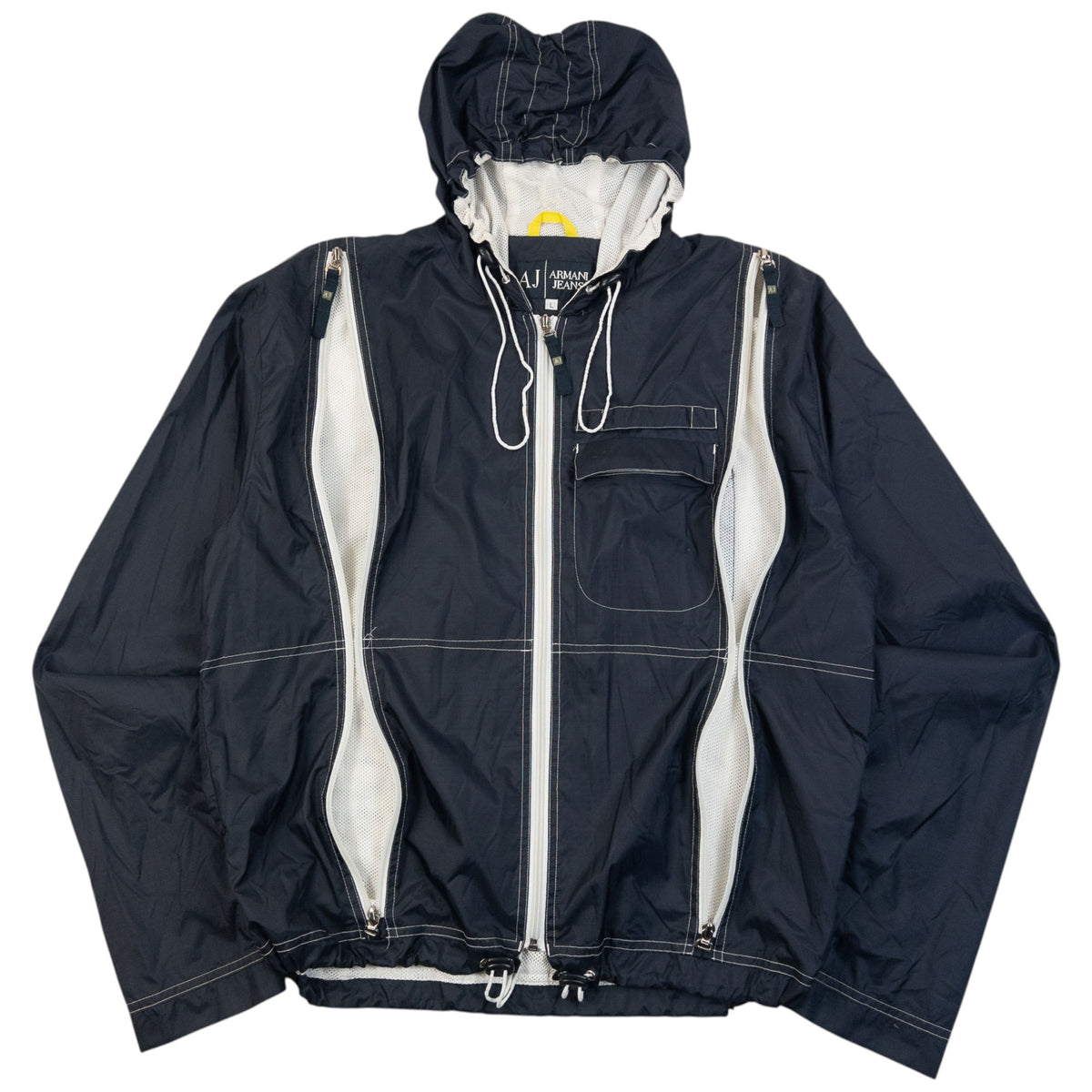 Vintage 2000s Armani Jeans Full Zip Ventilated Jacket Size S