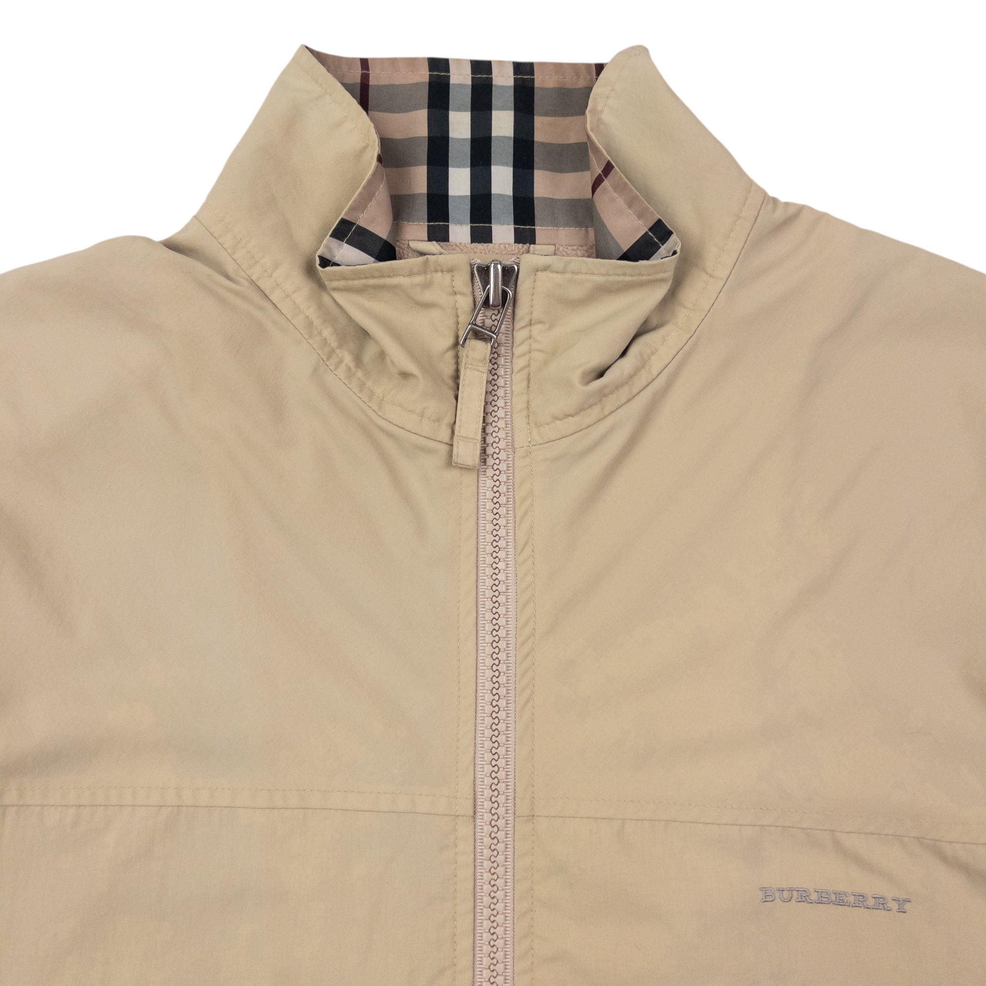 Vintage 2000s Burberry Fleece Lined Jacket Size L