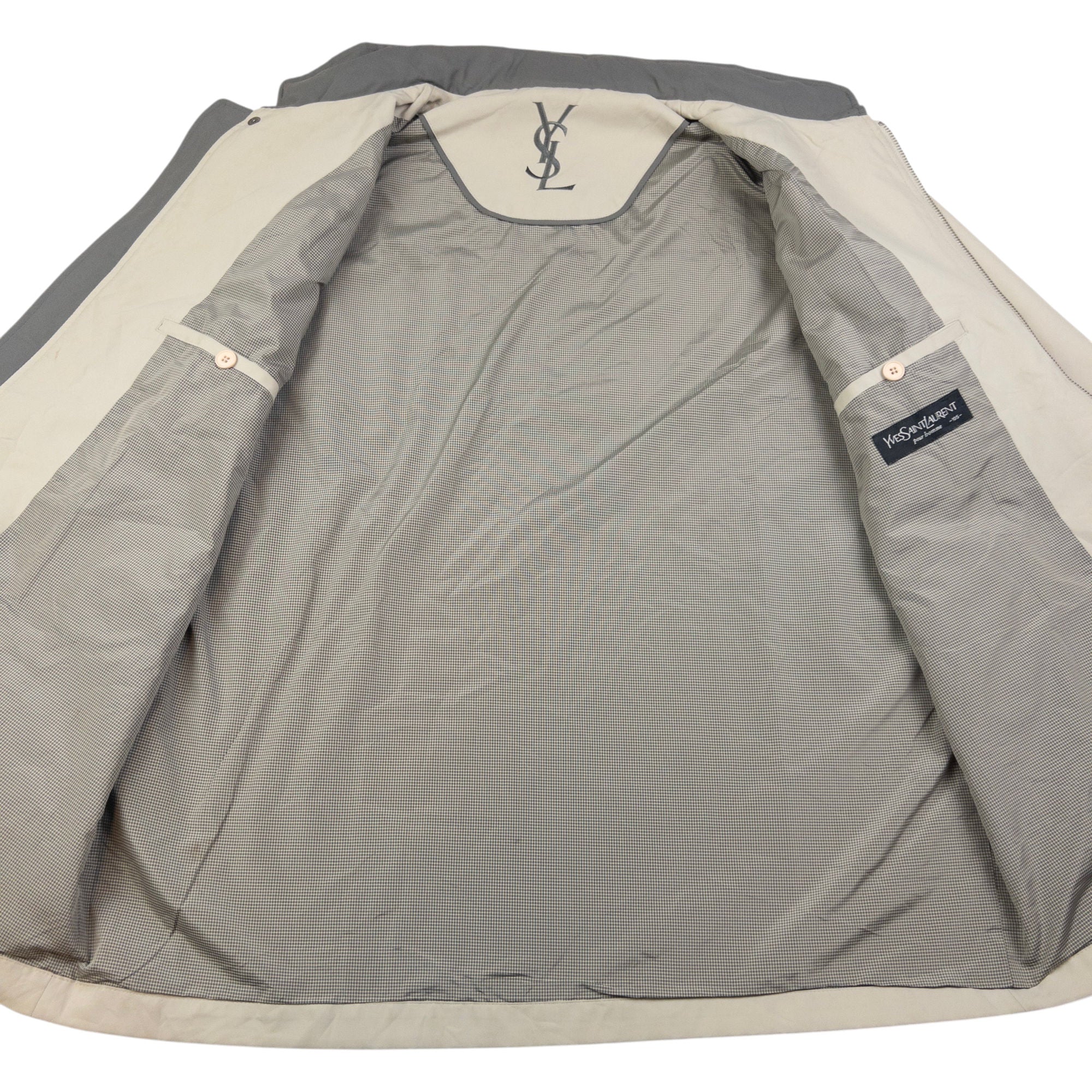 Vintage YSL Yves Saint Laurent Harrington Jacket Size L