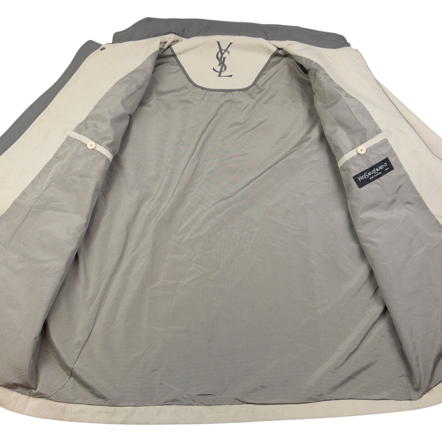 Vintage YSL Yves Saint Laurent Harrington Jacket Size L