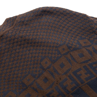Vintage 90s Fendi Pattern Cardigan Womens Size M