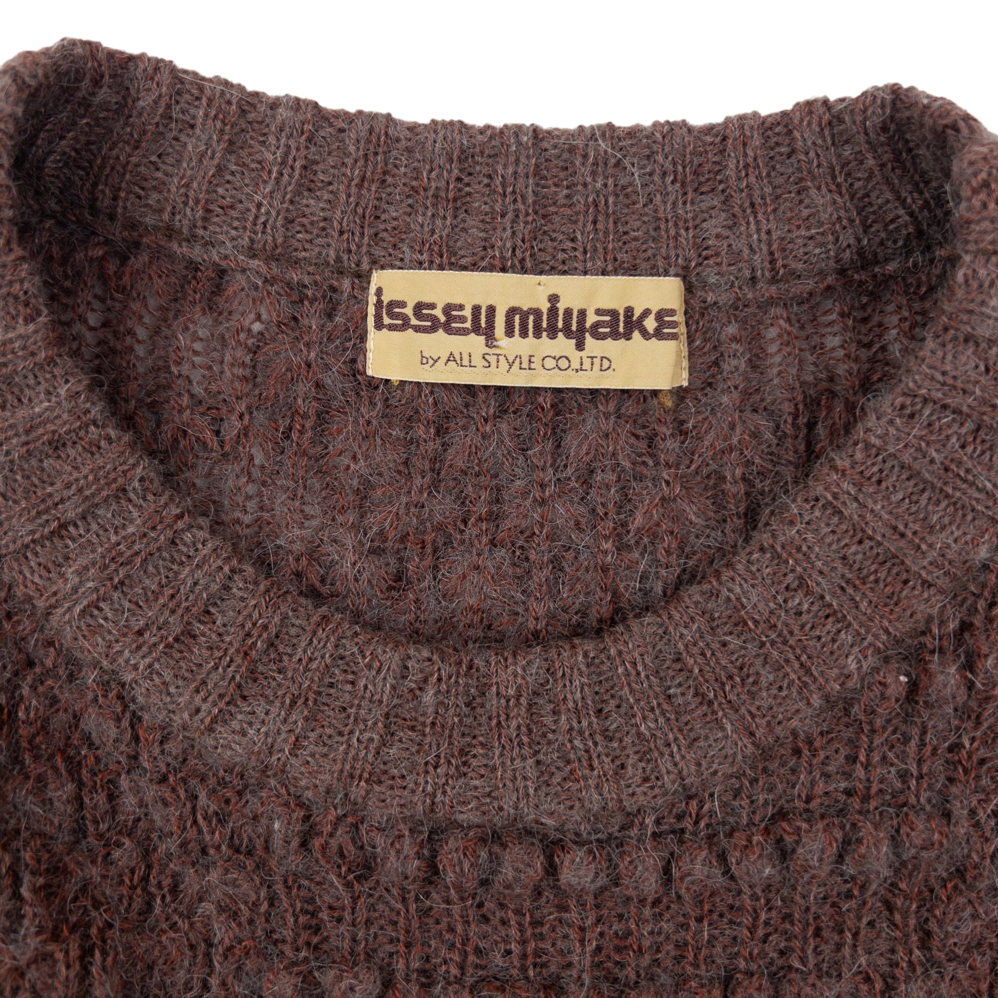 Vintage 1980s Issey Miyake Wool Knit Jumper Size M