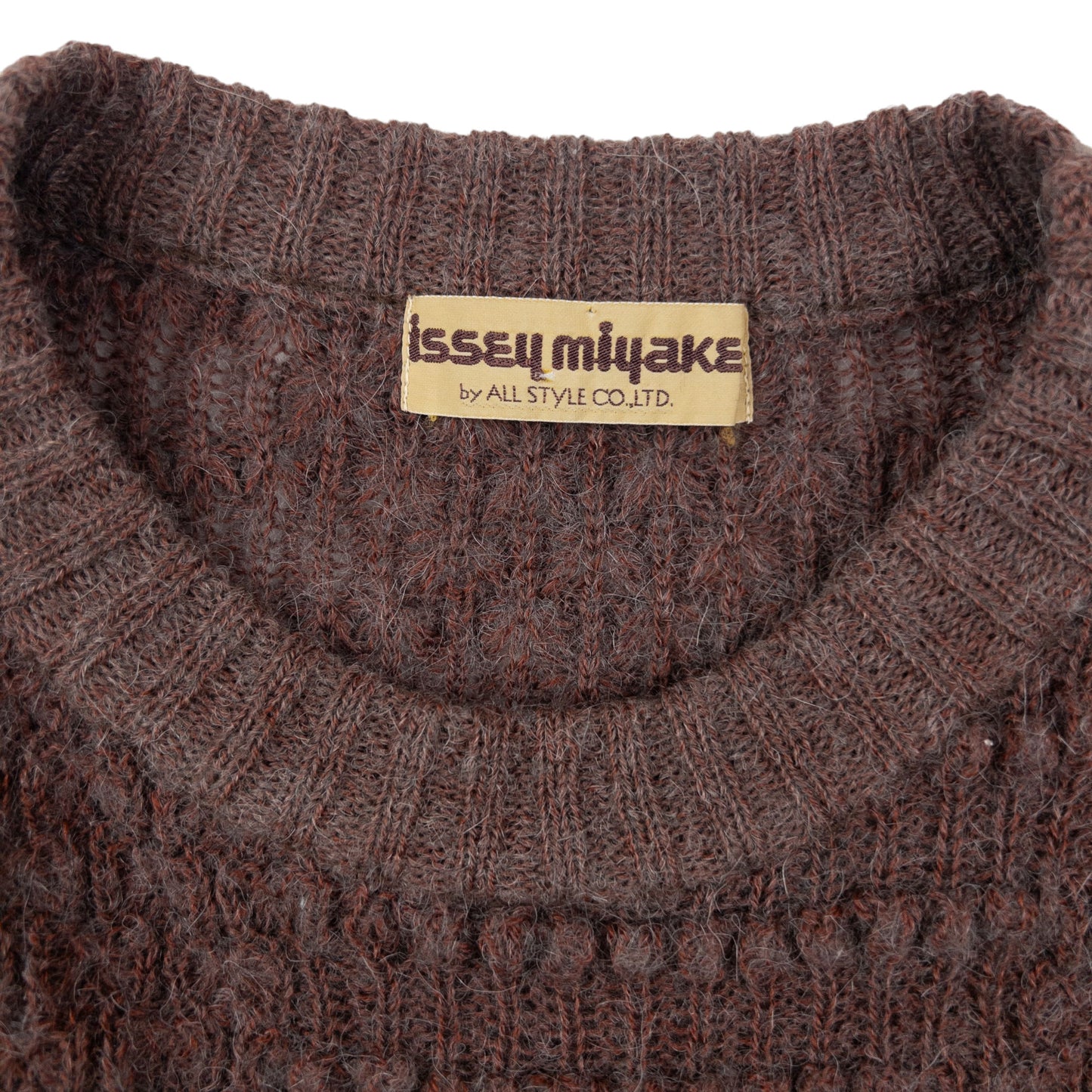 Vintage 1980s Issey Miyake Wool Knit Jumper Size M