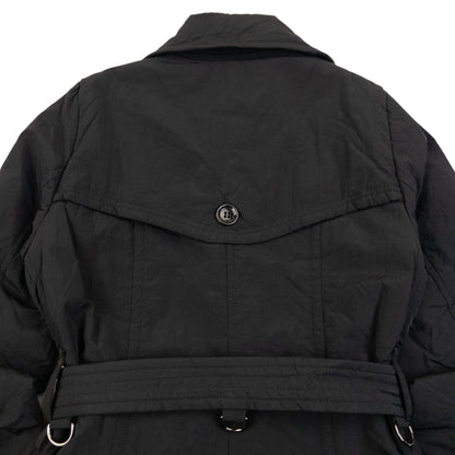 Vintage 2000s Burberry Black Label Belt Waist Trench Jacket Womens Size M