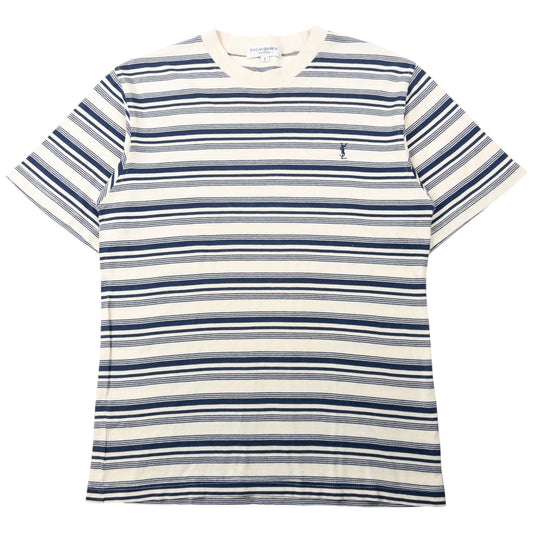 Vintage 2000s YSL Yves Saint Laurent Striped T Shirt Size S