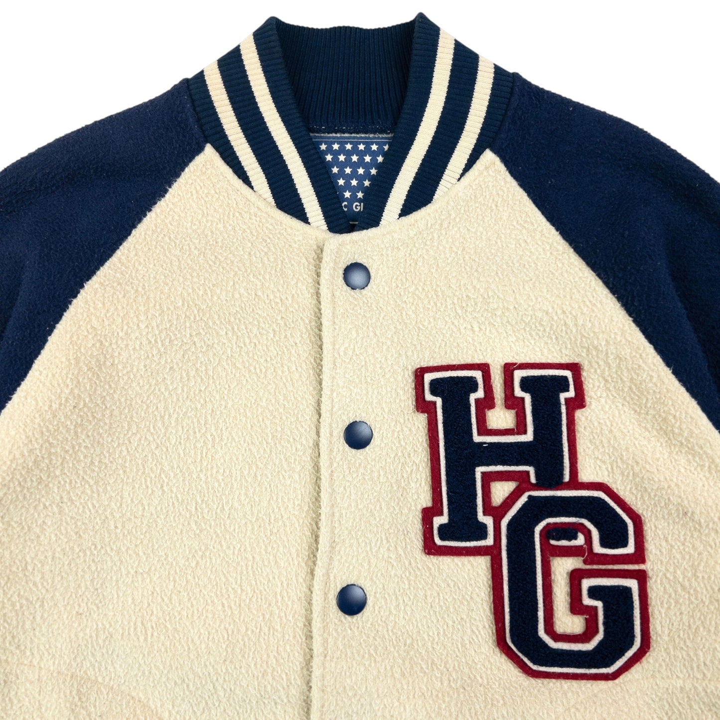 Vintage Hysteric Glamour Straw Berries Fleece Varsity Jacket Womens Size S