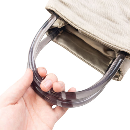 Vintage 2000s Prada Clear Handle Handbag