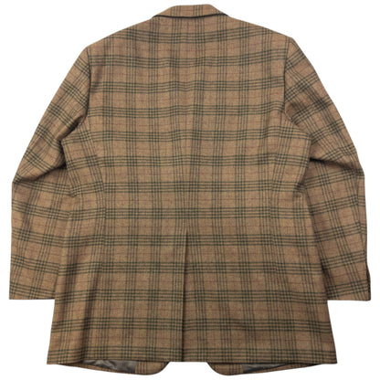 Vintage 2000s Burberry Nova Check Button Up Blazer Jacket Size M