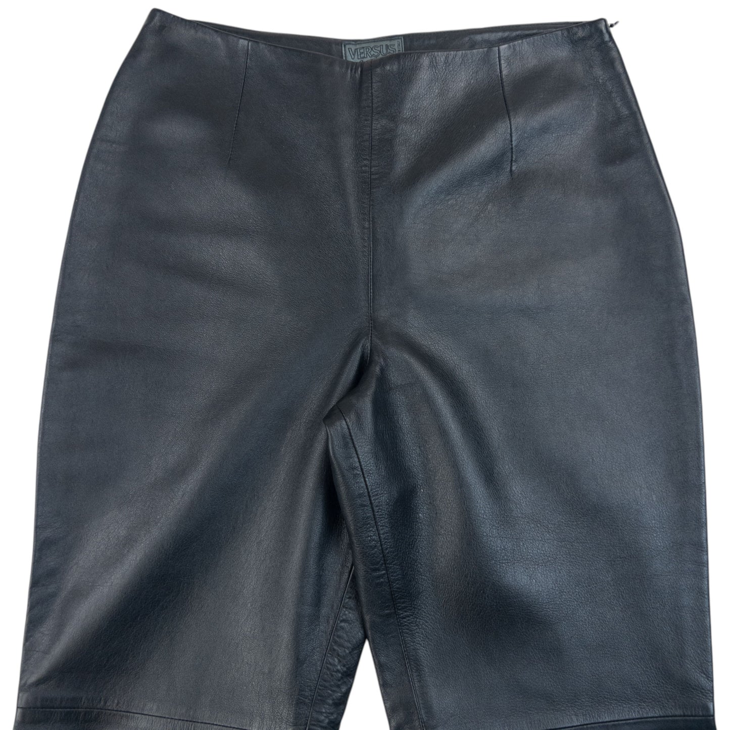 Vintage 2000s Versace Versus Leather Trousers Womens Size W26