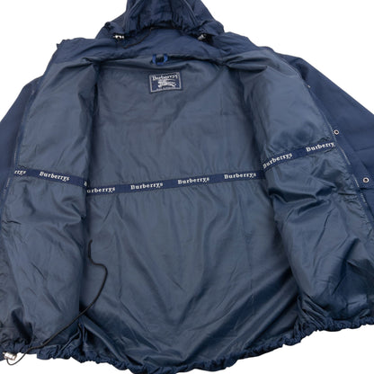 Vintage 90s Burberry Zip Up Jacket Size XL