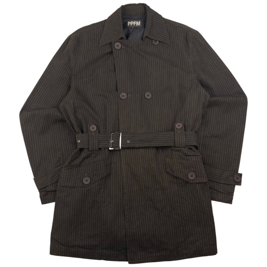 Vintage PPFM Belted Button Up Jacket Size L
