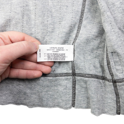 Vintage Armani Jeans Reversible Zip Up Jumper Size M
