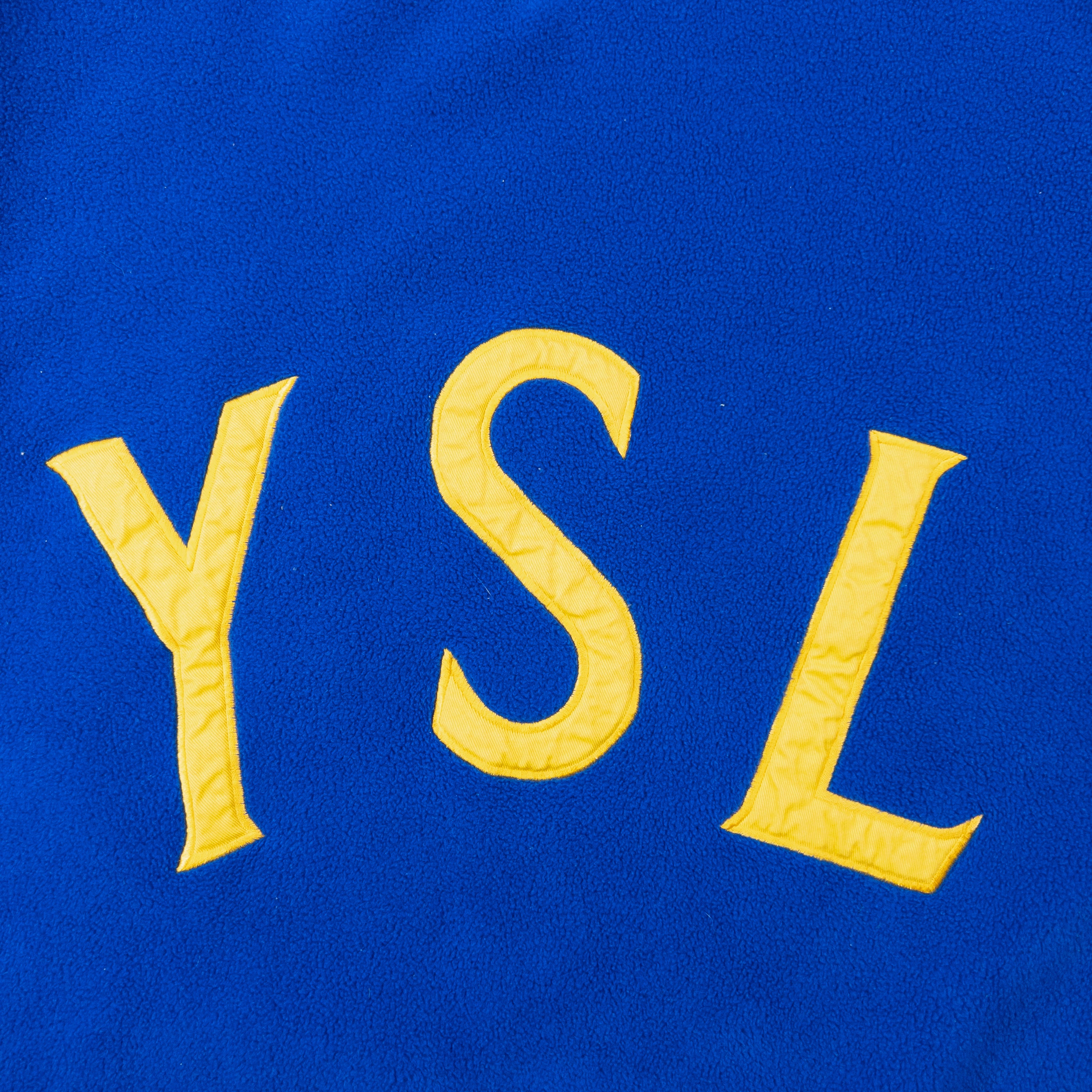 Vintage 2000s YSL Yves Saint Laurent Q Zip Fleece Sweatshirt Size XL