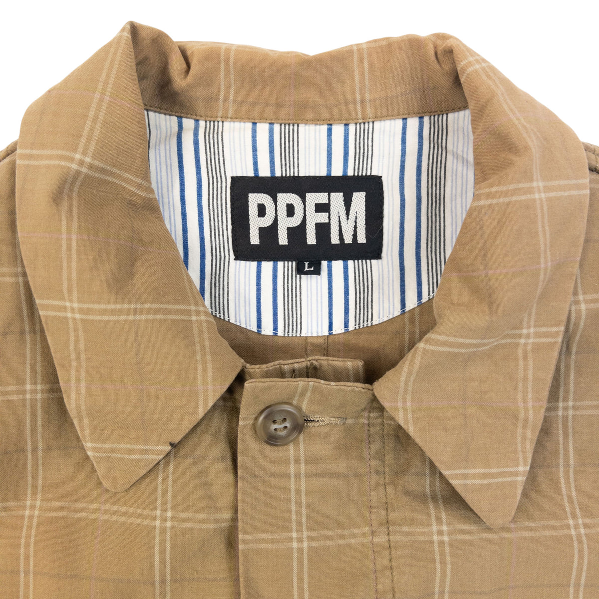 Vintage 2000s PPFM Checkered Zip Up Jacket Size M