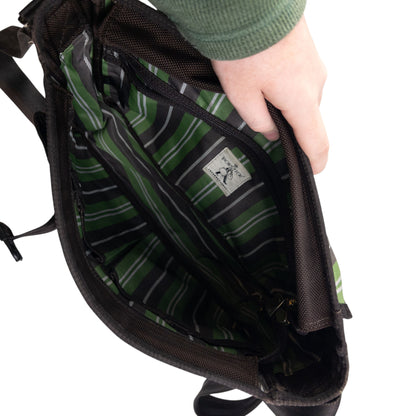 Vintage Porter International Crossbody Satchel Bag