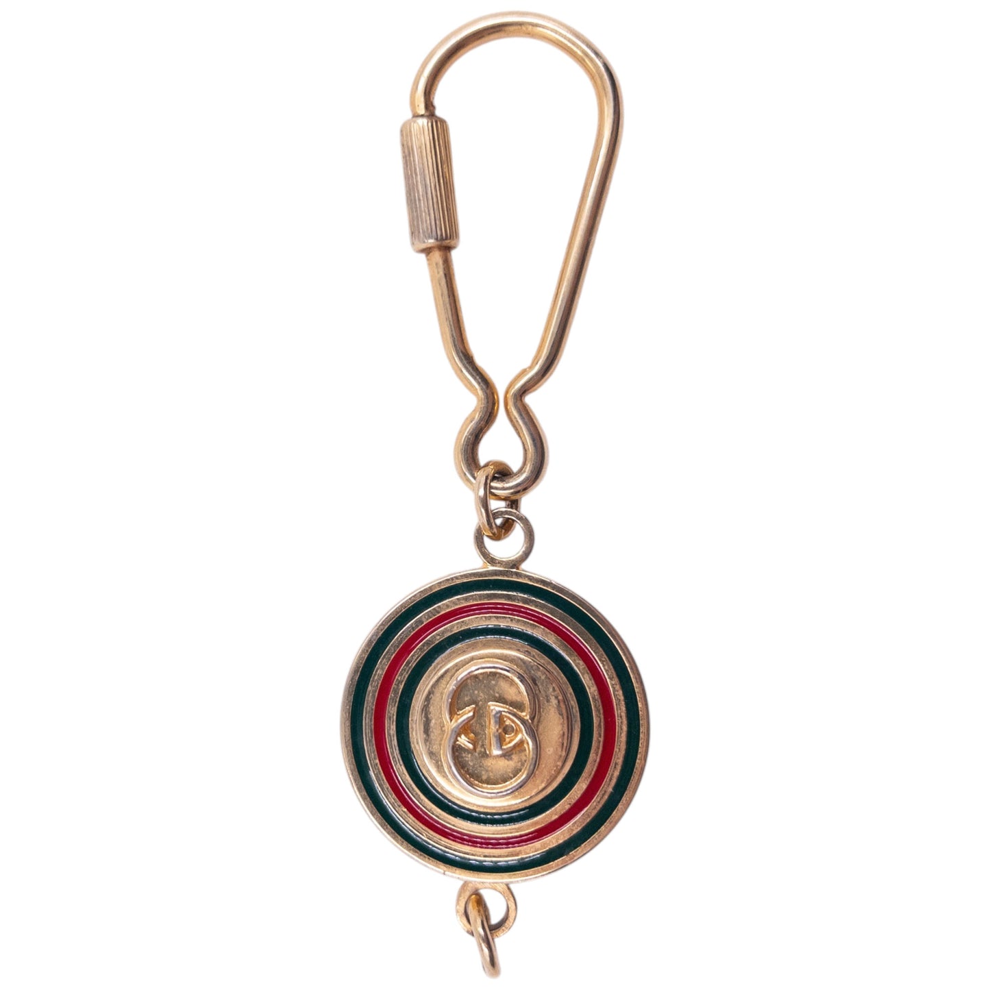 Vintage 80s Gucci Embossed Keychain