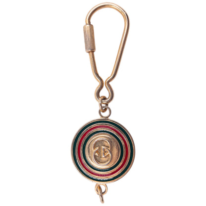 Vintage 80s Gucci Embossed Keychain