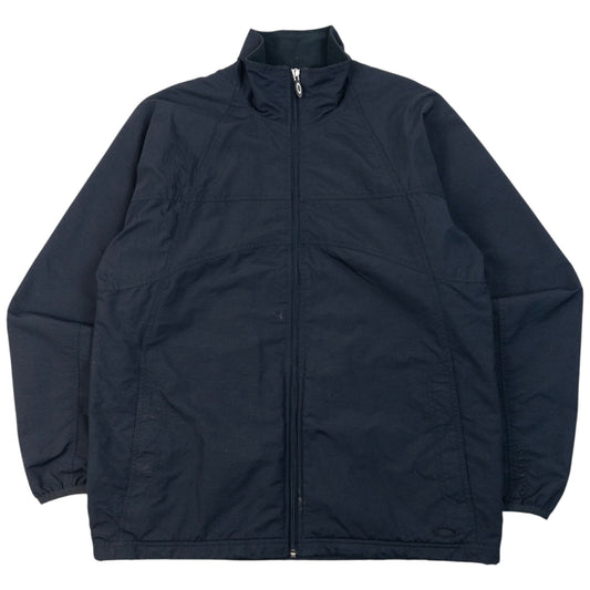Vintage 2000s Oakley Fleece Lined Jacket in navy, embroidered logo details
