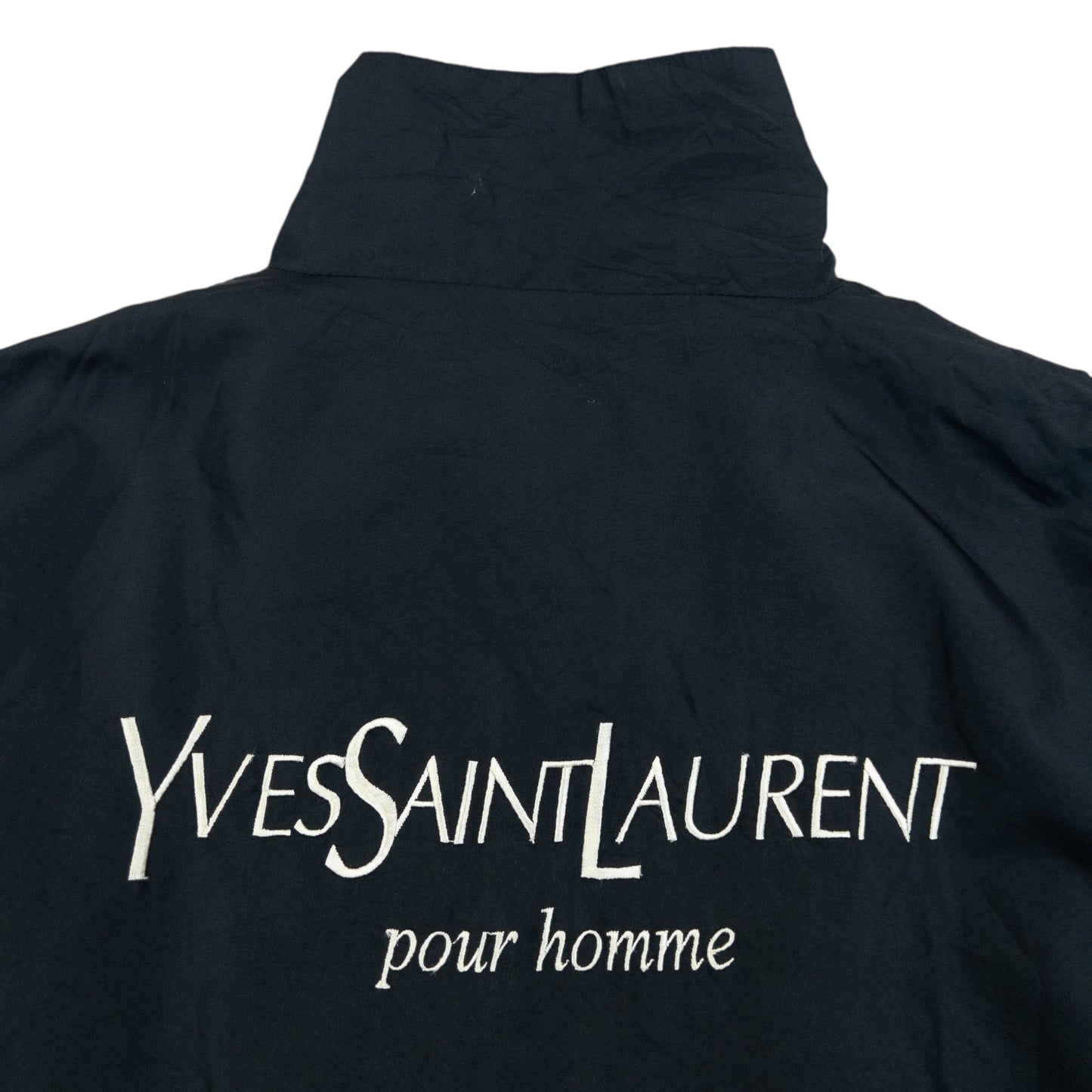 Vintage 90s YSL Yves Saint Laurent Zip Up Jacket Size M