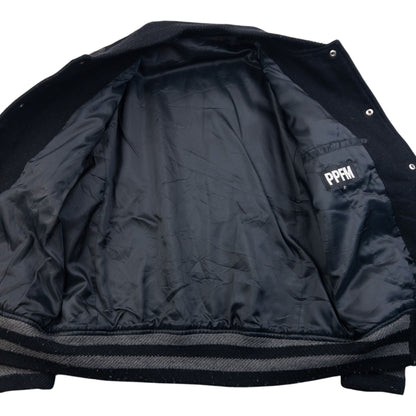 Vintage 2000s PPFM Wool Varsity Bomber Jacket Size S