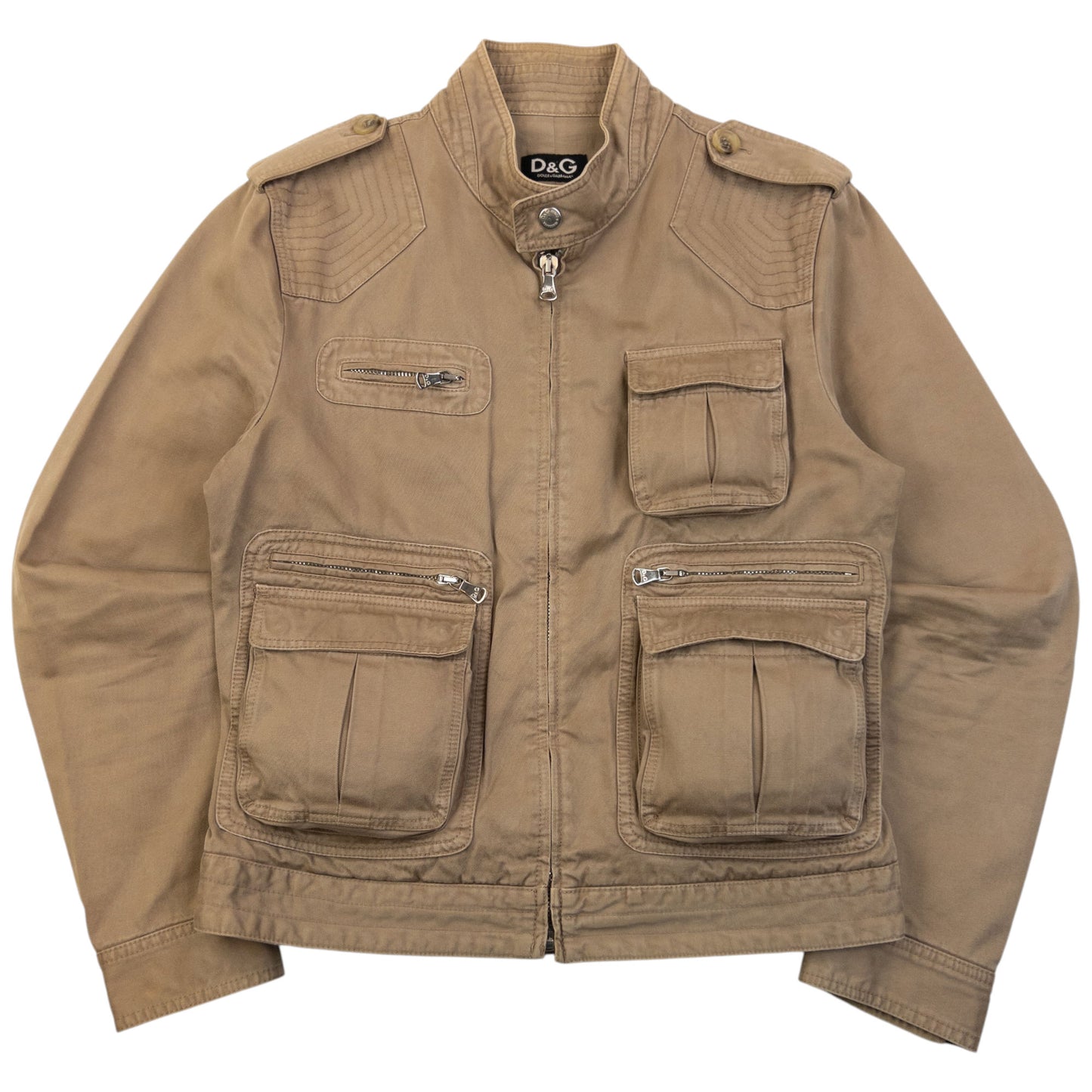 Vintage 2000s Dolce & Gabbana Multi Pocket Cargo Jacket Size S