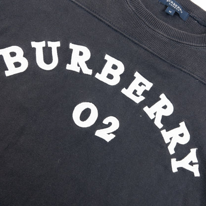 Vintage 2000s Burberry Embroidered 02 Sweatshirt in navy (cotton), photo 5
