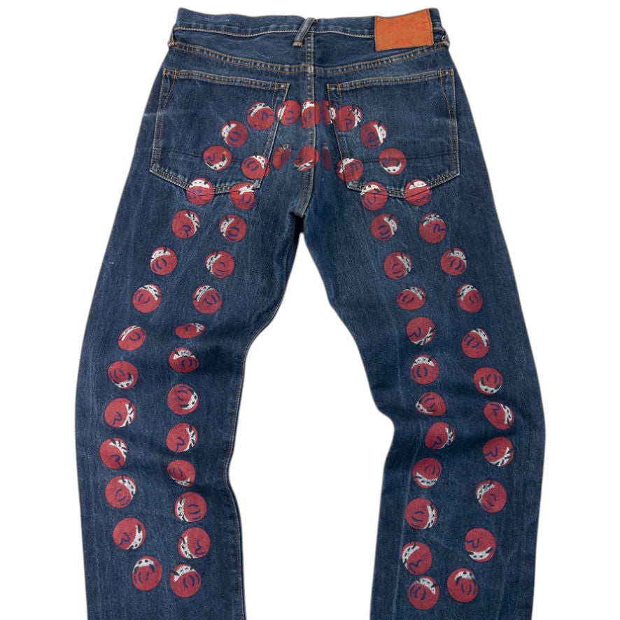 Vintage 2000s Evisu Dot Daicock Japanese Denim Jeans Size W30