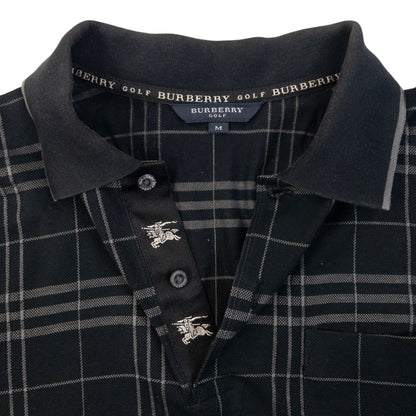 Vintage 2000s Burberry Golf Nova Check Polo Shirt Womens Size M