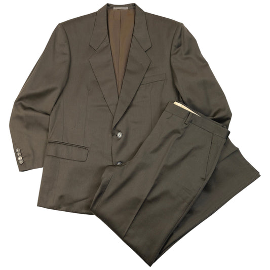 Vintage 80s Dior Monsieur Jacket & Trousers Suit Set Size L