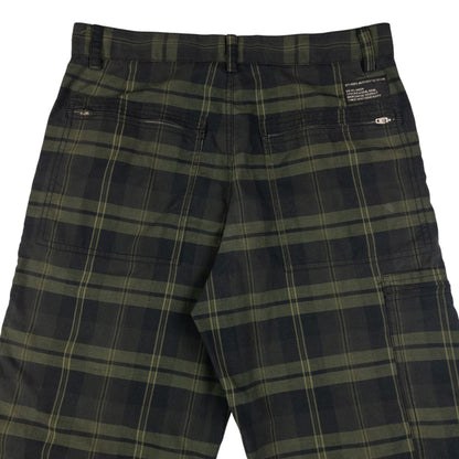 Vintage Stussy Checkered Mutli Pocket Cargo Trousers Size W32