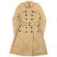 Vintage 2000s Burberry Blue Label Nova Check Lined Trench Jacket Womens Size XS